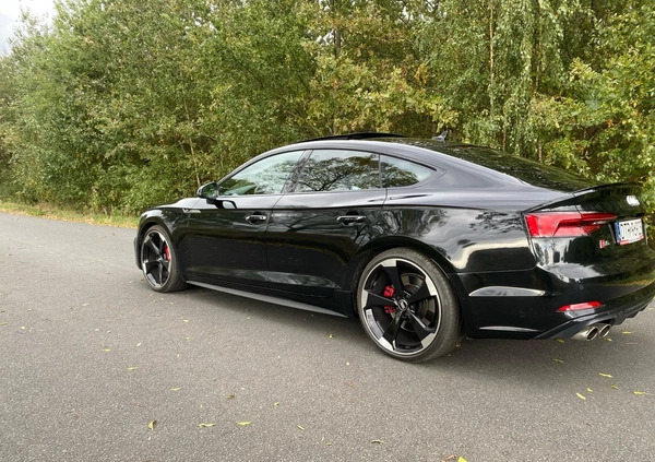 Audi S5 cena 148000 przebieg: 46988, rok produkcji 2019 z Prusice małe 154